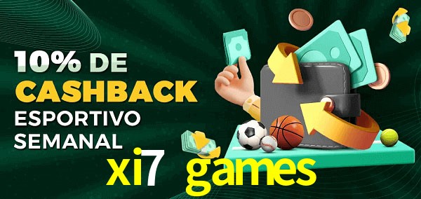 10% de bônus de cashback na xi7 games
